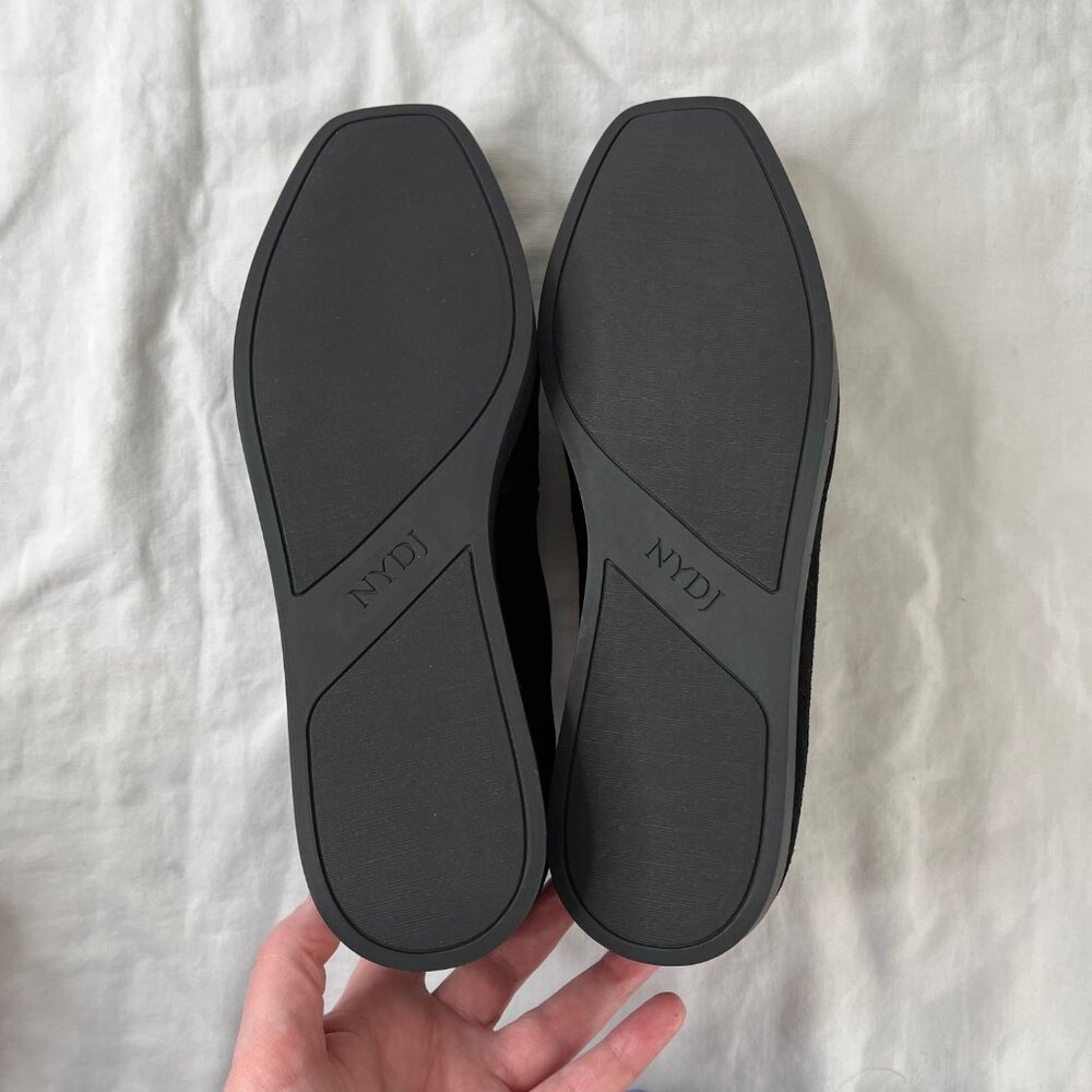 NYDJ Womens Black Velvet Slip-On Gira Platform Loafer 9 M - Picture 9 of 10